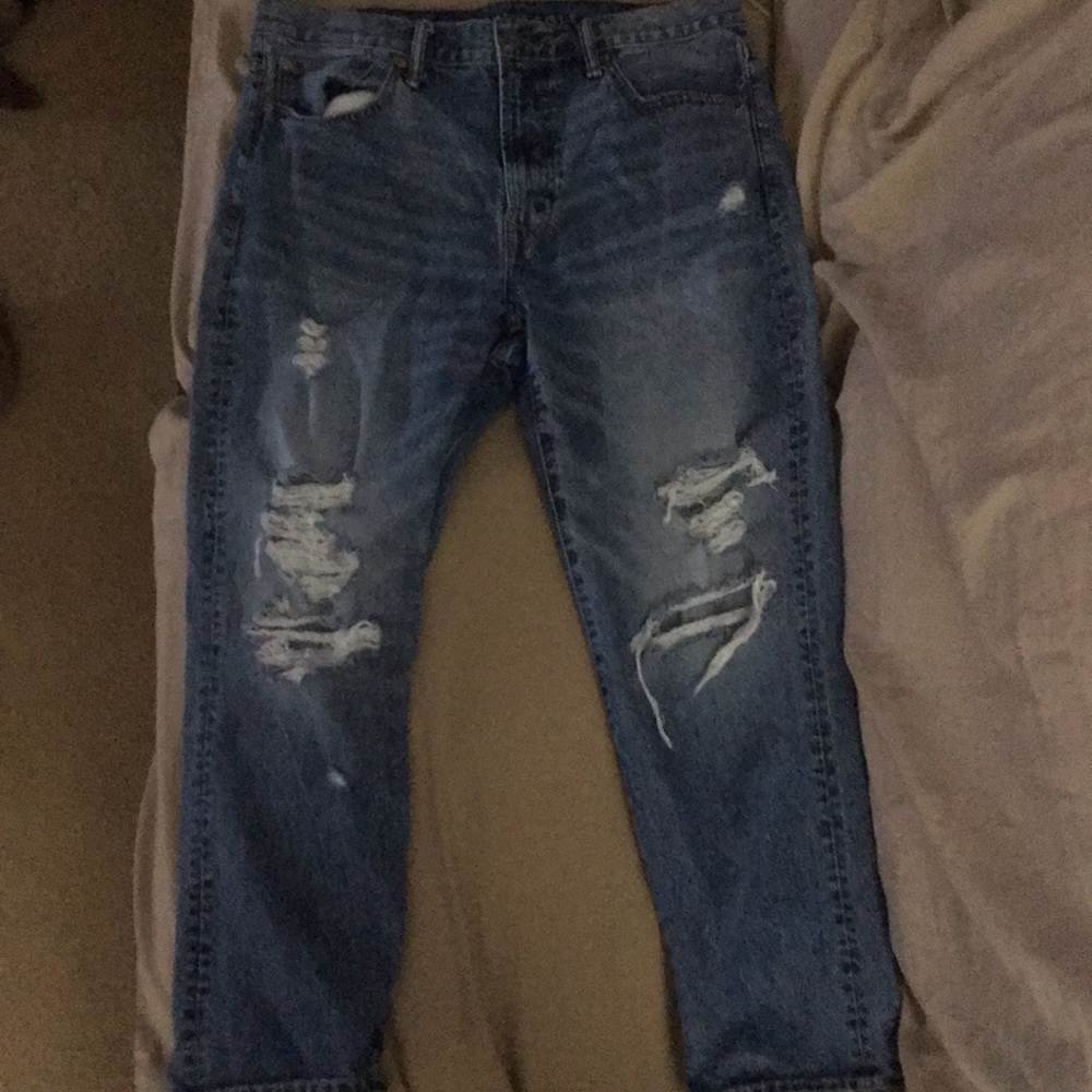 American eagle men’s relaxed blue jeans 33x32